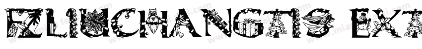 FZLiuChangTiS ExtraBold字体转换
